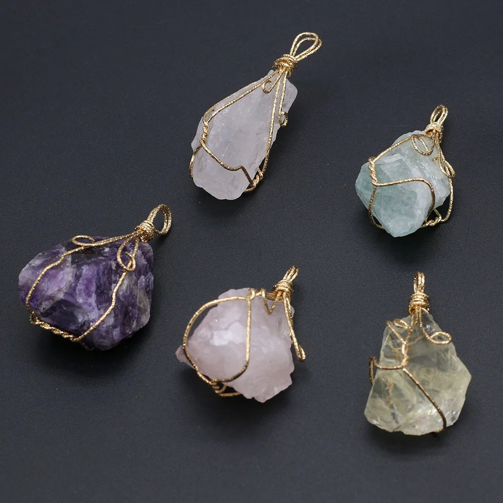 Natural Crystal Pendant