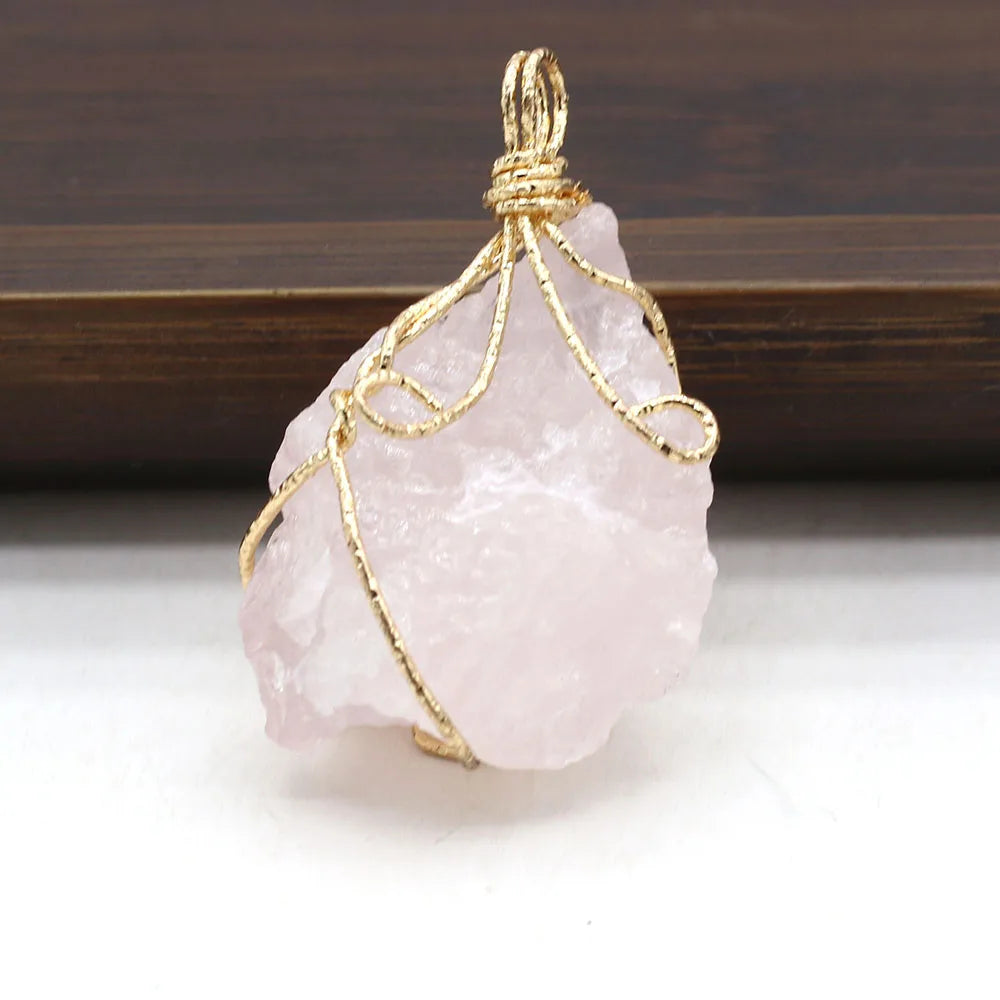 Natural Crystal Pendant