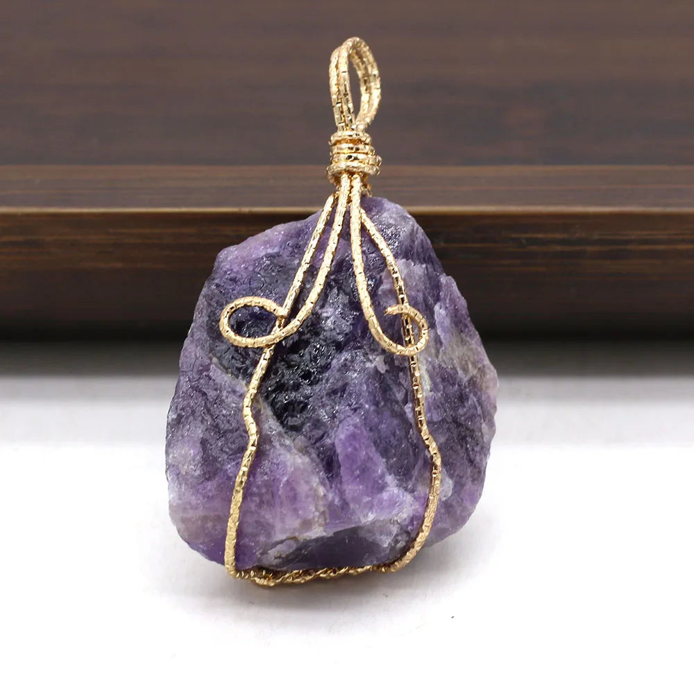 Natural Crystal Pendant