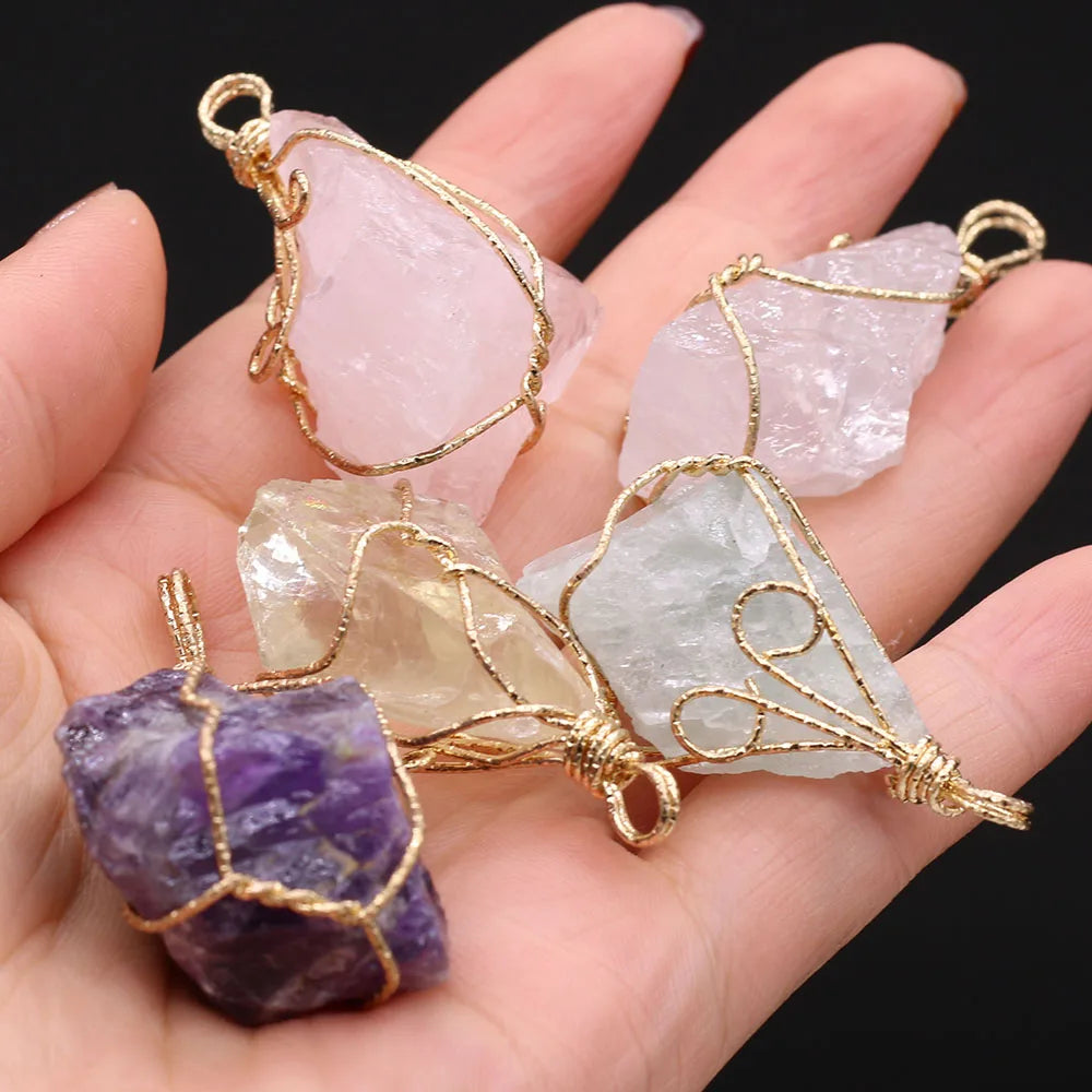 Natural Crystal Pendant