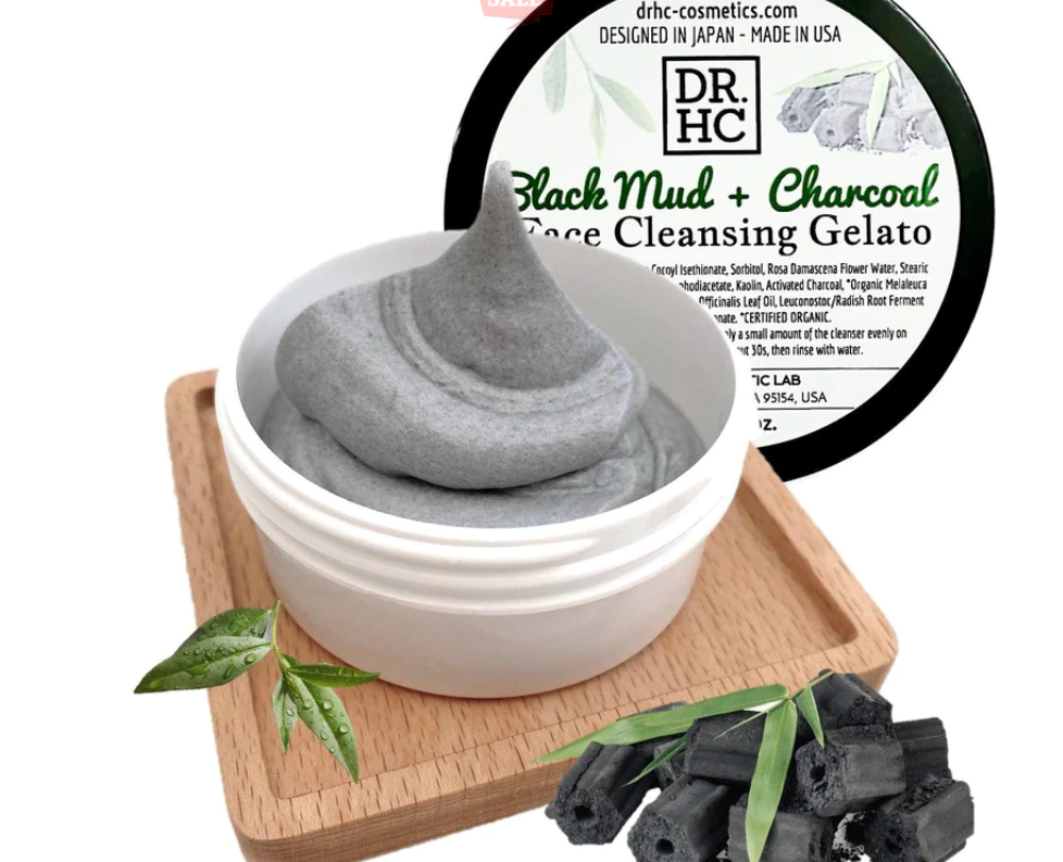 Black Mud + Charcoal Face Cleansing Gelato