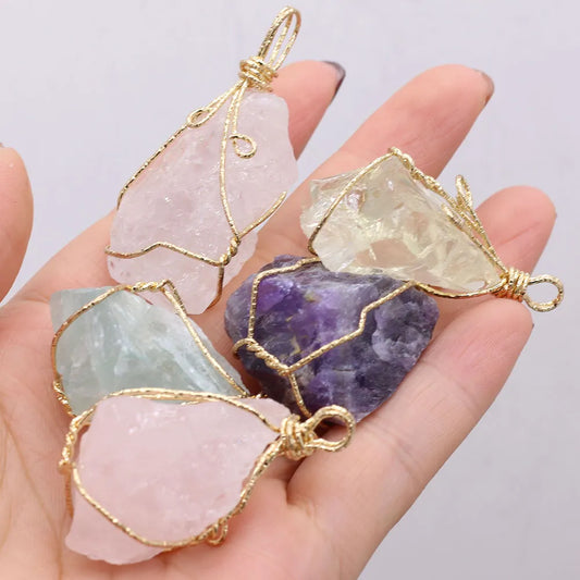 Natural Crystal Pendant