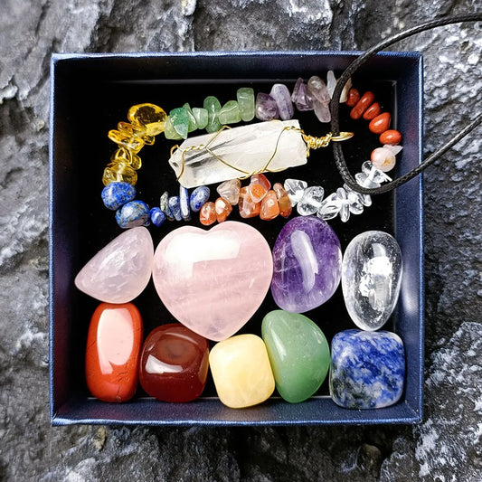 11 Healing Crystals Set